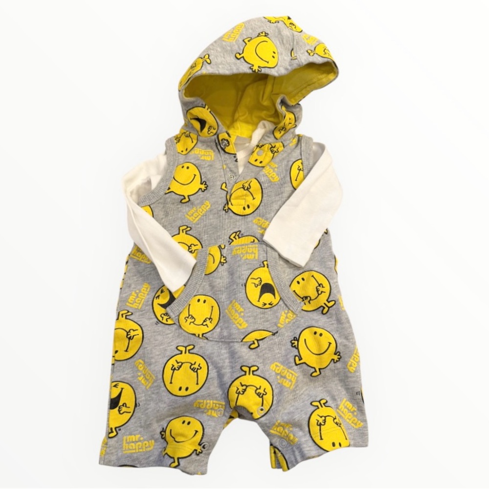Bossini Baby Mr. Happy Romper 0-6 Months